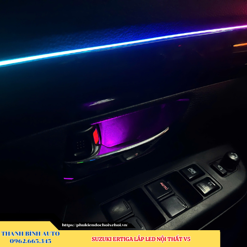 Suzuki Ertiga gắn Led nội thất V5 Thanh Bình Auto