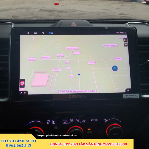 Honda City 2021 lên màn hình Zestech E360 Thanh Bình Auto