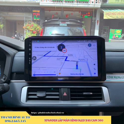 Mitsubishi Xpander lên màn hình Oled X4S Cam 360 Thanh Bình Auto