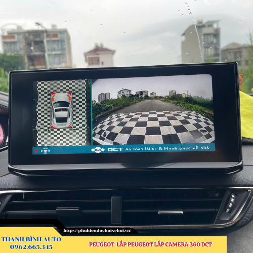 Peugeot lắp Camerra 360 DCT Thanh Bình Auto