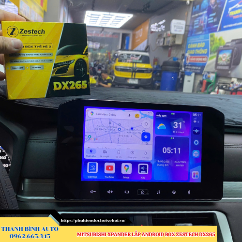 Mitsubishi Xpander lắp Android Box Zestech DX265 Thanh Bình Auto