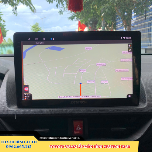 Toyota Veloz gắn màn hình Zestech E360 Thanh Bình Auto