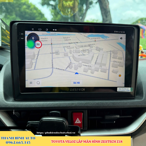 Toyota Veloz gắn màn hình Zestech Z18 Thanh Bình Auto