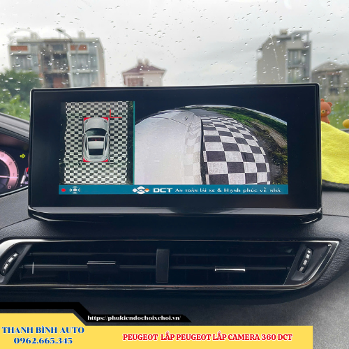 Peugeot lắp Camerra 360 DCT Thanh Bình Auto