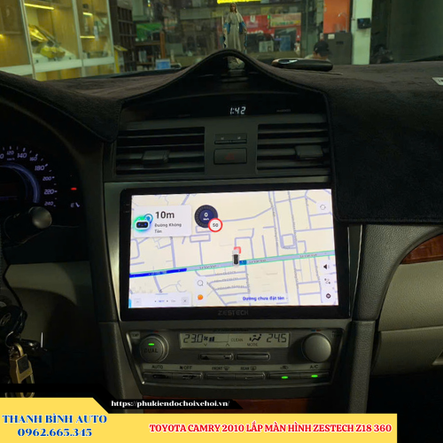 Toyota Camry 2010 - 2018 lắp màn hình Zestech Z18 360 Thanh Bình Auto
