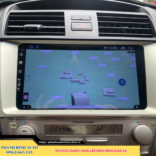 Toyota Camry 2008 - 2017 lên màn hình Oled X4 Thanh Bình Auto