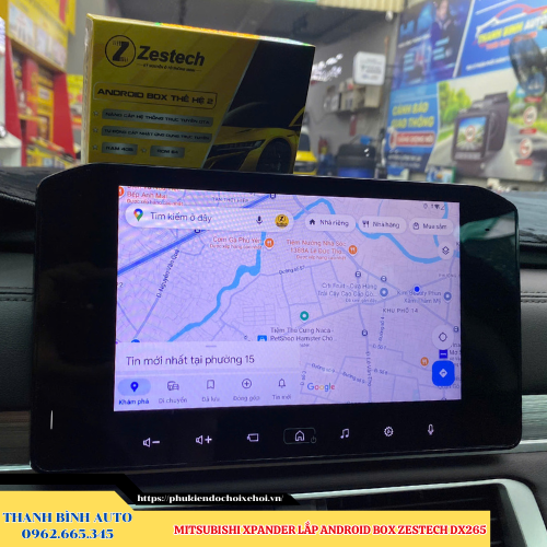 Mitsubishi Xpander lắp Android Box Zestech DX265 Thanh Bình Auto