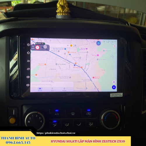 Hyundai Solati lắp màn hình Zestech ZX10 Thanh Bình Auto