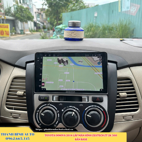 Toyota Innova 2014 lắp màn hình Zestech ZT 2K 360 bản Base Thanh Bình Auto