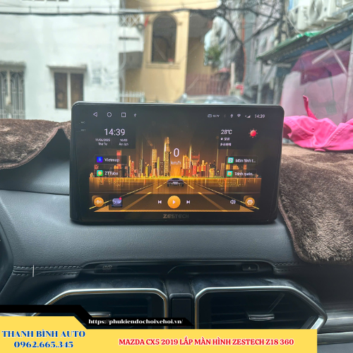 Mazda CX5 2019 - 2024 lên màn hình Zestech Z18 360 Thanh Bình Auto