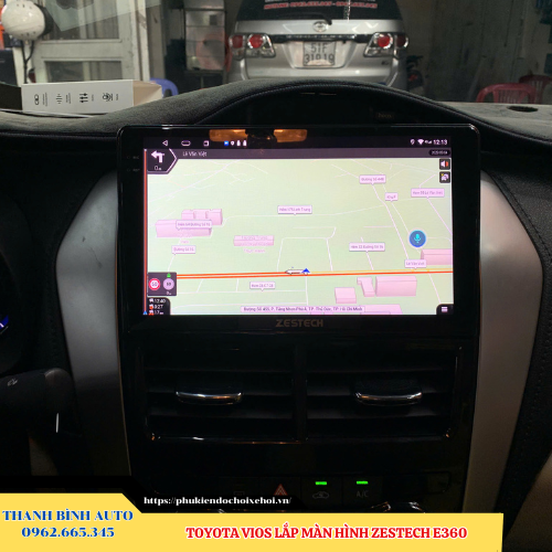 Màn hình Zestech E360 lắp cho Toyota Vios Thanh Bình Auto