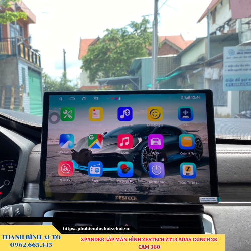 Mitsubishi Xpander lắp màn hình Zestech ZT13 ADAS 13inch 2K Camera 360 Thanh Bình Auto