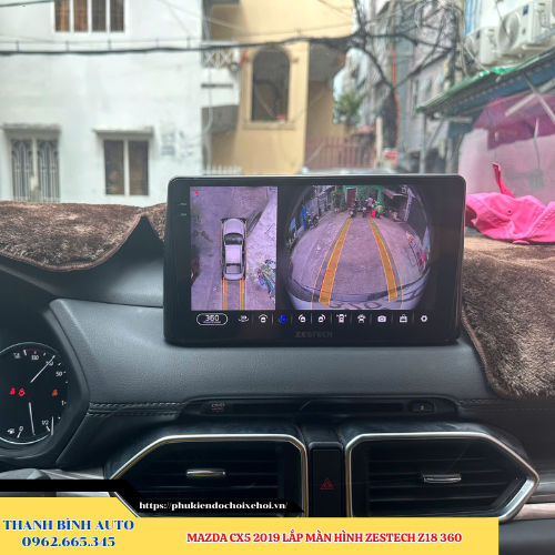 Mazda CX5 2019 - 2024 lên màn hình Zestech Z18 360 Thanh Bình Auto