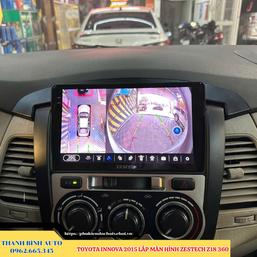 Toyota Innova 2015 - 2019 lắp màn hình Zestech Z18 360 Thanh Bình Auto