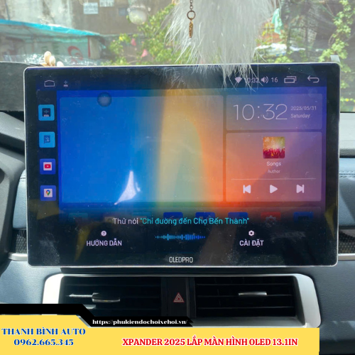 Mitsubishi Xpander 2025 lắp màn hình Oled 13.1inch Thanh Bình Auto