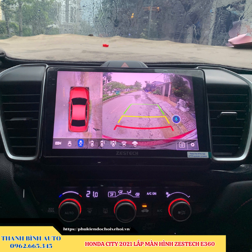 Honda City 2021 lên màn hình Zestech E360 Thanh Bình Auto