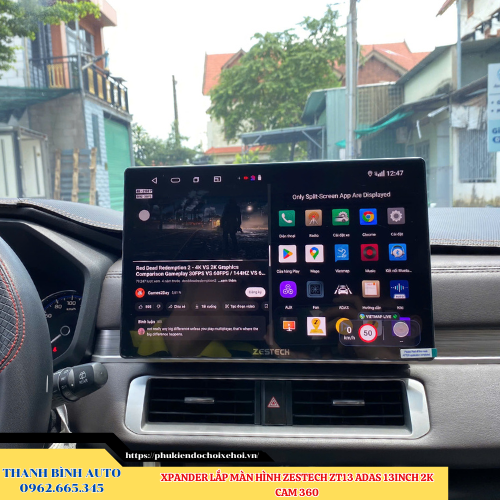 Mitsubishi Xpander lắp màn hình Zestech ZT13 ADAS 13inch 2K Camera 360 Thanh Bình Auto