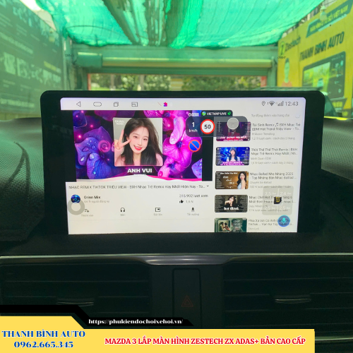 Mazda 3 lắp màn hình Zestech ZX ADAS+ Bản Cao Cấp Thanh Bình Auto
