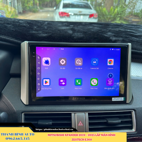 Mitsubishi Xpander 2019 - 2025 lắp màn hình Zestech E360 Thanh Bình Auto