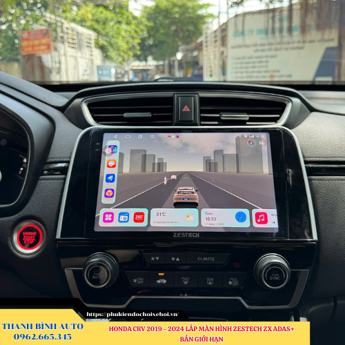  Honda CRV 2019 -2024 lắp màn hình Zestech ZX ADAS+ Bản Giới Hạn Cam 360 Thanh Bình Auto