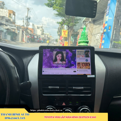 Toyota Vios lên màn hình Zestech E360 Thanh Bình Auto