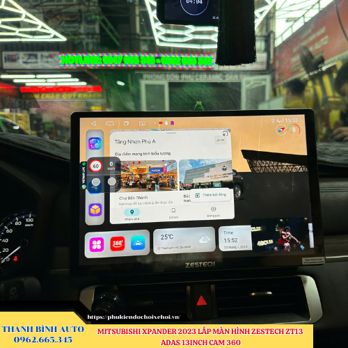 Mitsubishi Xpander 2023 lắp màn hình Zestech ZT13 ADAS 13inch 2K Cam 360 Thanh Bình Auto