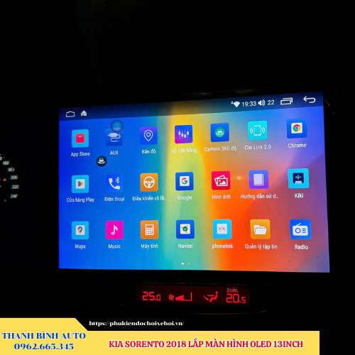 Kia Sorento 2018 lên màn hình Oled 13inch Thanh Bình Auto