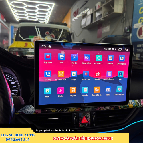 Kia K3 lắp màn hình Oled 13.1inch Thanh Bình Auto