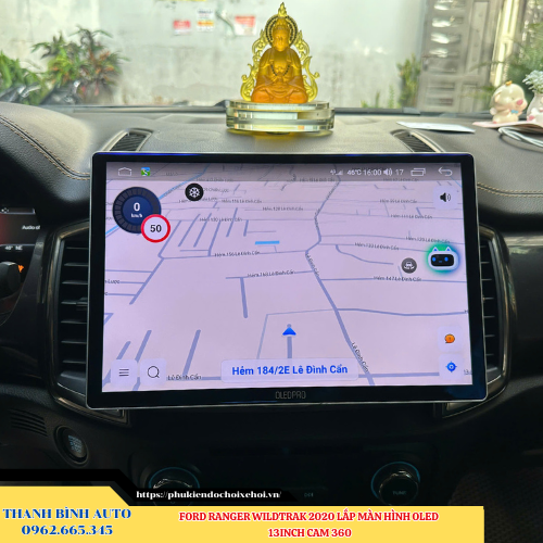 Ford Ranger Wildtrak 2020 lắp màn hình Oled 13in Cam 360 Thanh Bình Auto
