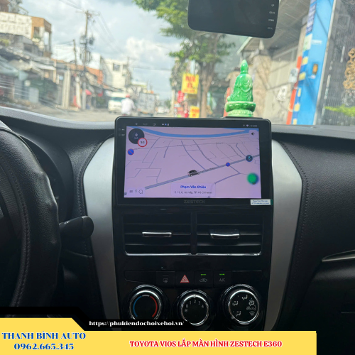 Toyota Vios lên màn hình Zestech E360 Thanh Bình Auto