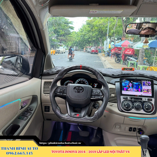 Toyota Innova 2014 – 2019 lắp Led nội thất V4 Thanh Bình Auto