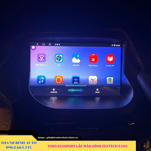 Ford EcoSport lắp màn hình Zestech E360 Thanh Bình Auto