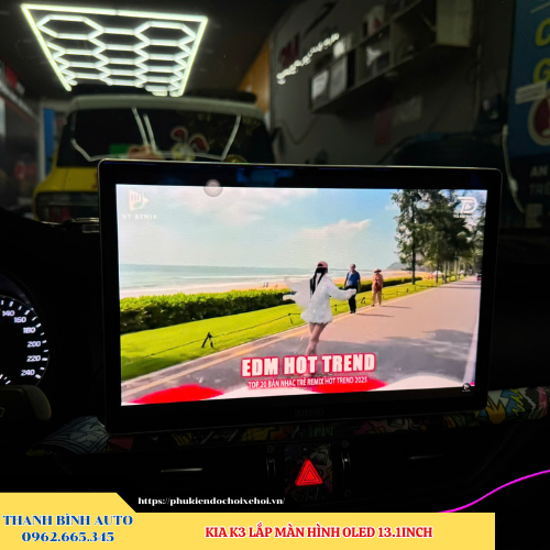 Kia K3 lắp màn hình Oled 13.1inch Thanh Bình Auto