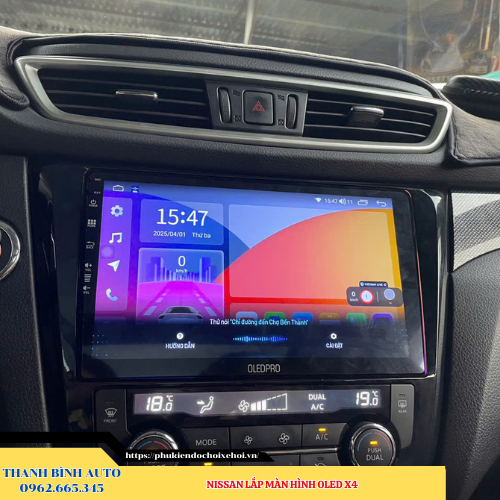 Nissan lên màn hình Oled X4 Thanh Bình Auto