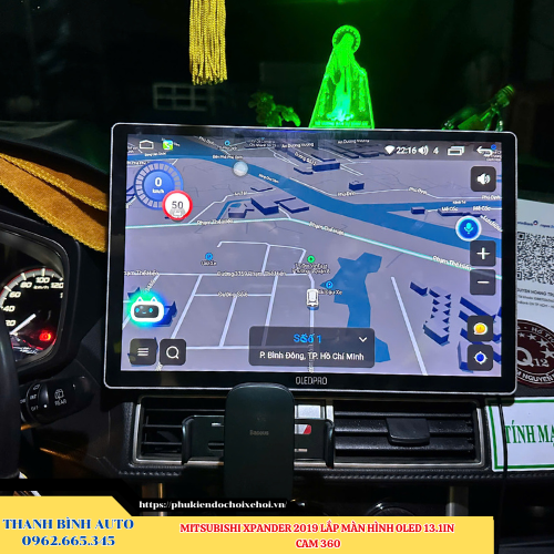 Mitsubishi Xpander 2019 lên màn hình Oled 13.1 inch Cam 360 Thanh Bình Auto