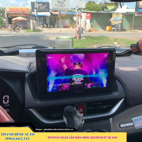 Toyota Veloz lắp màn hình Zestech ZT 2K 360 Thanh Bình Auto