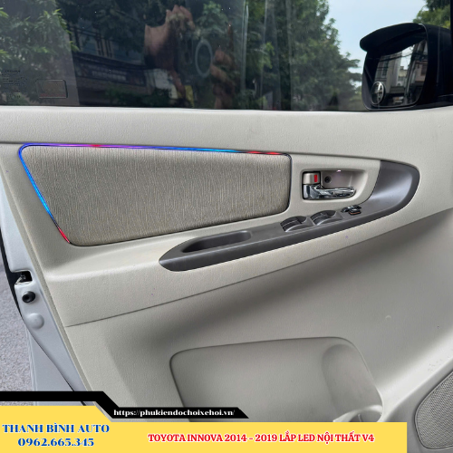 Toyota Innova 2014 – 2019 lắp Led nội thất V4 Thanh Bình Auto