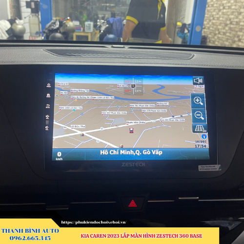 Kia Carens 2023 lắp màn hình Zestech 360 Base Thanh Bình Auto