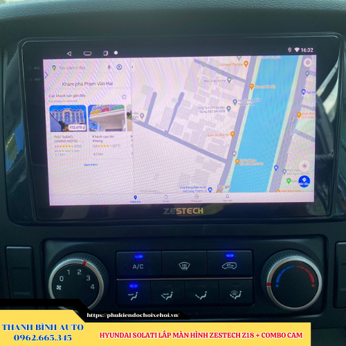 Hyundai Solati lắp màn hình Zestech Z18 + Combo Cam Thanh Bình Auto