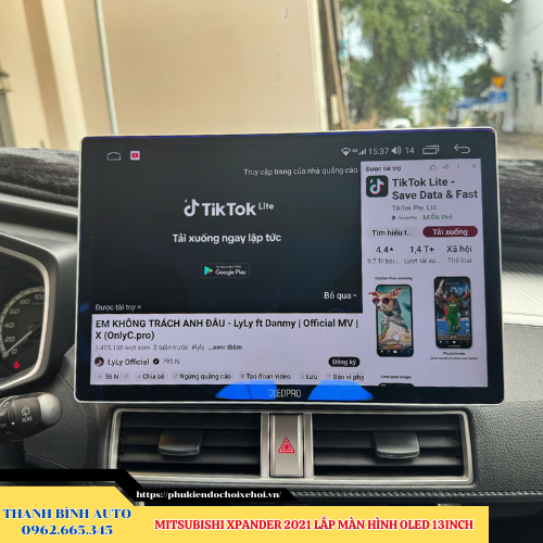 Mitsubishi Xpander 2021 gắn màn hình Oled 13inch Thanh Bình Auto
