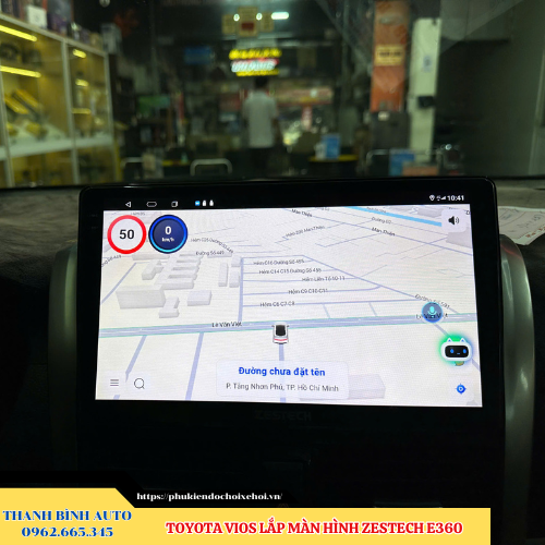 Toyota Vios gắn màn hình Zestech E360 Thanh Bình Auto