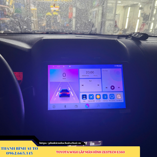 Toyota Wigo lên màn hình Zestech E360 Thanh Bình Auto