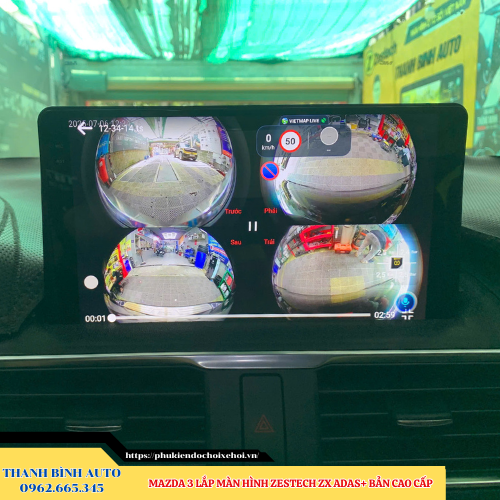 Mazda 3 lắp màn hình Zestech ZX ADAS+ Bản Cao Cấp Thanh Bình Auto