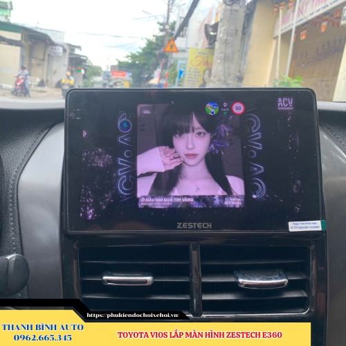 Toyota Vios gắn màn hình Zestech E360 Thanh Bình Auto