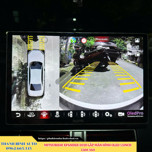 Mitsubishi Xpander 2020 lắp màn hình Oled 13inch Cam 360 Thanh Bình Auto