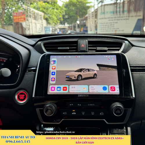  Honda CRV 2019 -2024 lắp màn hình Zestech ZX ADAS+ Bản Giới Hạn Cam 360 Thanh Bình Auto