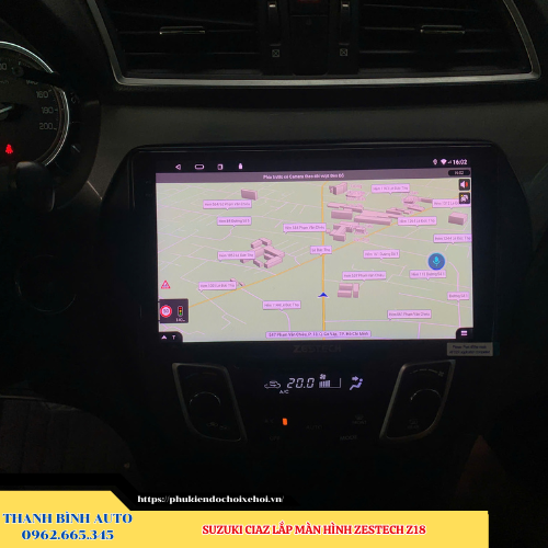 Suzuki Ciaz gắn màn hình Zestech Z18 Thanh Bình Auto