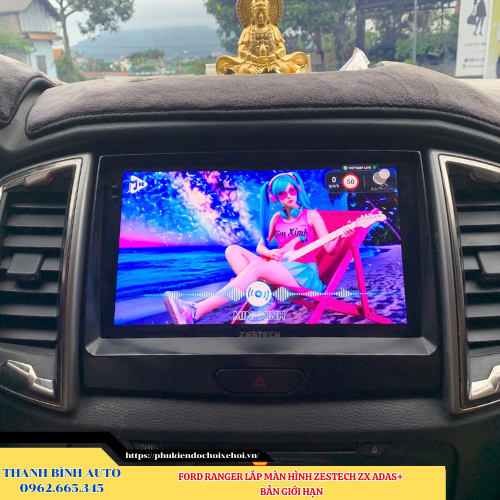 Ford Ranger lắp màn hình Zestech ZX ADAS+ Bản Giới Hạn Thanh Bình Auto