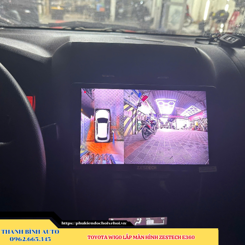 Toyota Wigo lên màn hình Zestech E360 Thanh Bình Auto