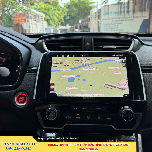  Honda CRV 2019 -2024 lắp màn hình Zestech ZX ADAS+ Bản Giới Hạn Cam 360 Thanh Bình Auto